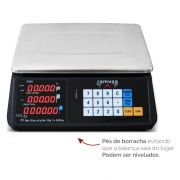 Balança Computadora Comercial Touch 35 kg x 5g Ramuza DCL 35 com Impressora Térmica