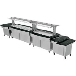 Balcão Buffet Self Service Granito BTE 10 FLY Gastromaq 