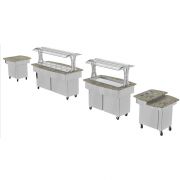 Balcão Buffet Self Service Granito BTE 10 FLY Gastromaq 