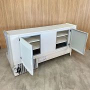 Balcão Refrigerado Vitalis 2 Placas Frias Vidro Curvo Gelopar Usado