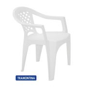 Cadeira Plástica Tramontina com Braços Iguape
