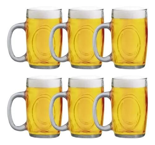 Caneca de Chopp Cerveja 300ml Kit 6 unidades Fritz Wheaton