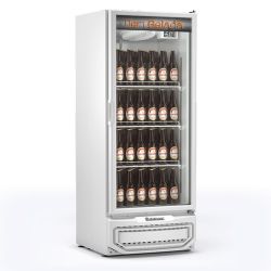 Cervejeira Expositor de Bebidas 410L Gelopar GRBA-400 PV Porta de Vidro 