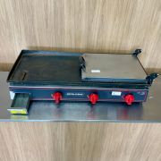 Chapa Bifeteira a Gás Compacta 100x45 CBG 1000 C Metalcubas Usado