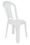 Conjunto de Cadeiras de Plástico Bistrô Tramontina Atlantida 4 Peças Branco
