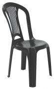 Conjunto de Cadeiras de Plástico Tramontina Atlântida 6 Peças Preto