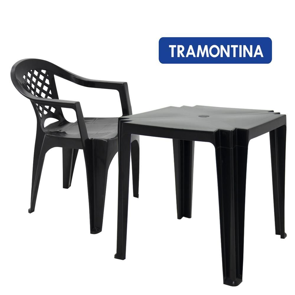 Conjunto de Cadeiras e Mesas de Plástico Tramontina 10