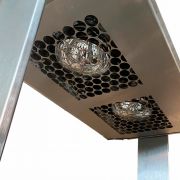 Conservador Conservadora Aquecedor de Frituras Alimentos Batatinha Frita Inox com Lampada Sebem