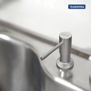 Dispenser para Detergente e Porta Sabonete Liquido de Embutir Tramontina 94517004