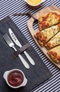 Exclusivo Kit para Pizza 6 Pratos Oxford e Faqueiro Pizza Set Tramontina