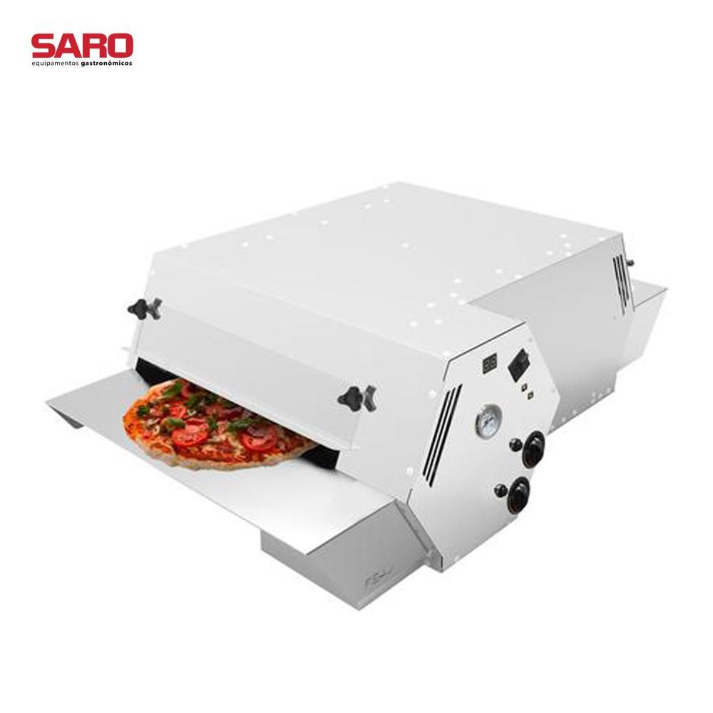 Forno de Pizza a Gás Industrial Infravermelho Saro 40 cm FE 40