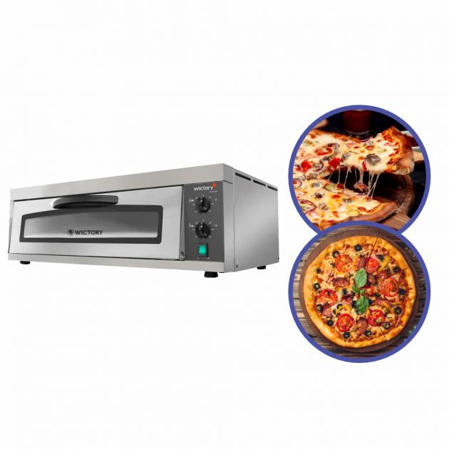 Forno Pizzaiolo Profissional para Pizzaria Pedra Refratáia 80cm  Elétrico Lastro Wictory 220v 