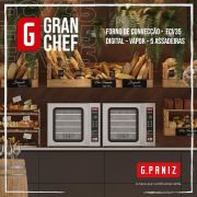 Forno Turbo Elétrico 5 Esteiras com Vapor Gran Chef Gpaniz FCV 35