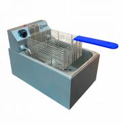 Fritadeira Fritador Elétrico Pequeno Profissional Porção Batatinha Cesto Quadrado 5 L Tampa Sebem