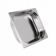 Kit 6 Cubas 1/2X65MM Com Tampa em Inox de  Alta Qualidade Uso Profissional Sebem