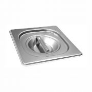 Kit 6 Cubas 1/6x65MM Com Tampa em Inox de  Alta Qualidade Uso Profissional Sebem
