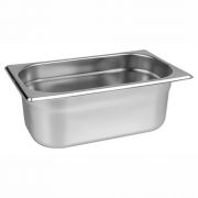 Kit 6 Cubas GN 1/4X100MM Com Tampa Inox Alta Qualidade Uso Profissional