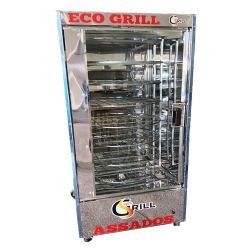 Máquina de Frango de Padaria Giratória Eco Grill 48 Frangos 