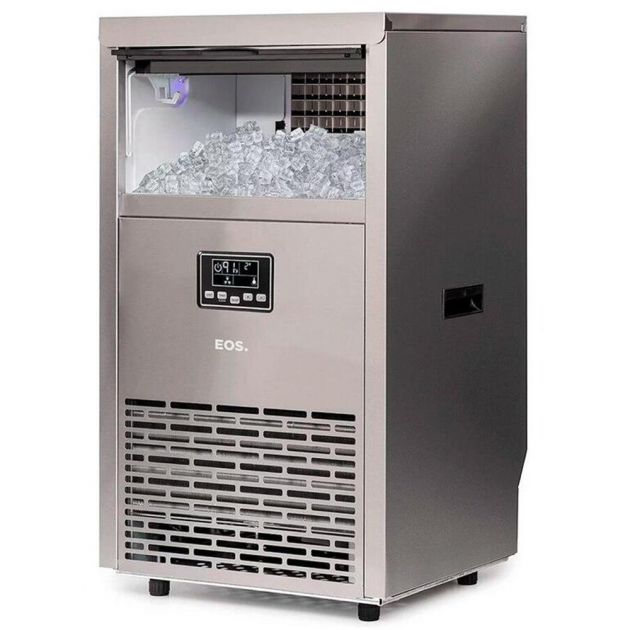 Máquina de Gelo Industrial Profissional Automática Silenciosa 50KG EOS EMG50 220V