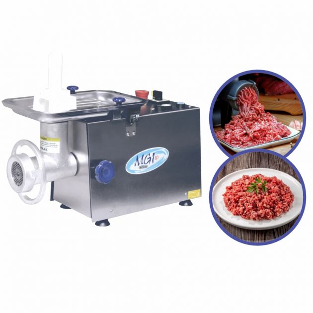 Maquina de Picar Picador Moedor de Carne Profissional Bocal 10 Total Inox Gural