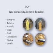 Masseira e Extrusora de Massa Fábrica de Macarrão Gpaniz EM 20 Industrial