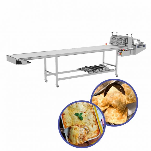 Mesa de Corte Massa Automática Industrial com Esteira 4 metros MC4000 Grano Cortador