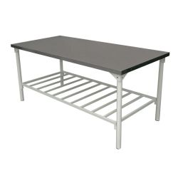 Mesa Inox para Cozinha Industrial Innal 190x70 cm com Prateleira 190s